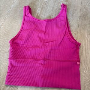Lululemon Athletica Fuchsia Ribbed Tank